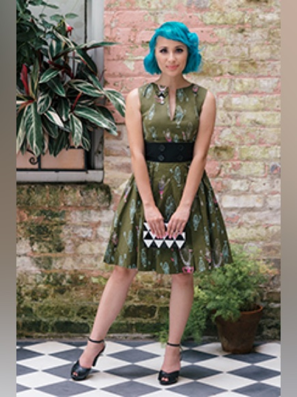 Trashy Diva Mime Time Bitsy Middy dress